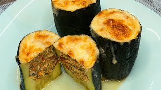 quotCalabacines Rellenos de Pollo y Verduras ¡Receta Fácil y Saludablequot [upl. by Aicileb]