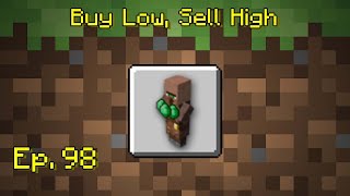 Minecraft Bedrock Achievement Tutorial 98 Buy Low Sell High [upl. by Yelsna]