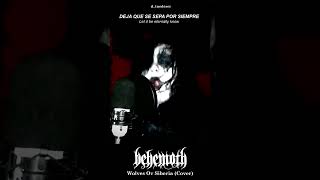 Pt2  Wolves Ov Siberia  Vocal Cover shorts behemoth cover shortsfeed nergal corpsepaint [upl. by Townie]