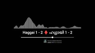 Haggai 1  2  ഹഗ്ഗായി 1  2  Audio Bible  Word of Life  Yes Iam Catholic Ministries [upl. by Atinat]