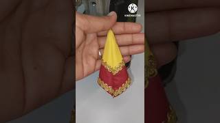 How to make beautiful frock latkan diy fashion latkan latkandesignshorts [upl. by Nosyarg]