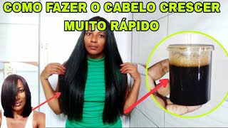 COMO FAZER O CABELO CRESCER MUITO RÁPIDO COMBATE A QUEDA CAPILAR [upl. by Jasisa]