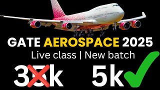 New Batch GATE Aerospace Engineering 2025  Full preparation  live coaching online class  Viru sir [upl. by Mahseh]