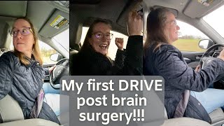 From Brain Surgery to Driving FINALLY  Day 295 Post op Vestibular Nerve Section [upl. by Meagan383]