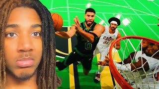 Warriors fan reacts to Celtics beating cavs cavs vs Celtics [upl. by Allcot331]