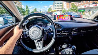 NEW Mazda CX30 PrimeLine 2024  20 SkyactivX 186HP  POV Test Drive [upl. by Nareik]