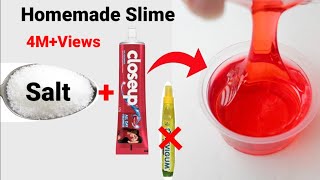 DIY Toothpaste Slime How to make Slime at homeColgate Toothpaste SlimeMaking Slime slime [upl. by Shimberg40]