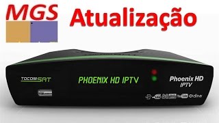 Atualização TocomSat Phoenix HD IPTV Funcionando 30082017 [upl. by Ame199]