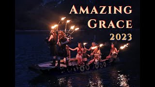 Amazing Grace 2023 CELTICA Pipes rock Official video [upl. by Yelime]