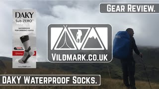 Gear Review DAKY Sub Zero Waterproof Socks [upl. by Adiuqal]