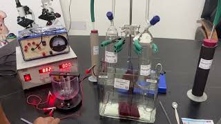 How To Use H Electrolysis water Voltameter Hydrogen gas Lab model workings Parts Abron Hindi [upl. by Kaine]