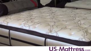 Simmons Beautyrest Elite Palisades Park Plush Firm Pillow Top Mattress [upl. by Llevart]