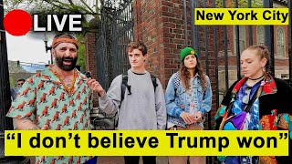 IRL live Americans Reaction to Trump Winning the Election [upl. by Rodge]