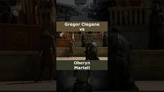 Gregor Clegane Vs Oberyn Martell shorts [upl. by Kcirdes]