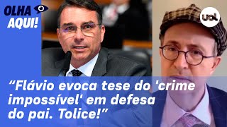 Reinaldo Flávio Bolsonaro evoca tese do “crime impossível” em defesa do pai Tolice [upl. by Ayiotal388]