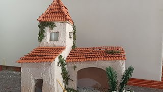 COSTRUIRE UN CASOLARE IN MINIATURA PER PRESEPE DIORAMA CASA [upl. by Benco]