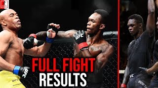 Israel Adesanya Vs Anderson Silva UFC 234 Full Fight Results [upl. by Roana]