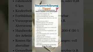 Speichere dieses Video für deine Steuern ab✅steuererklärung mehrgeld steuernsparen finanzen [upl. by Desiree]