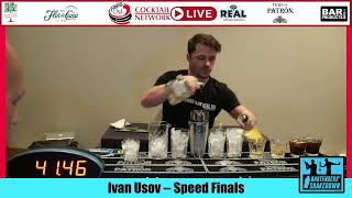 Bartender Shakedown Speed Finals 1st Place  Ivan Usov bartendersshakedown [upl. by Alat]