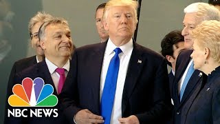 A Look Back At Donald Trump’s Awkward Moments With World Leaders  NBC News [upl. by Ainat]