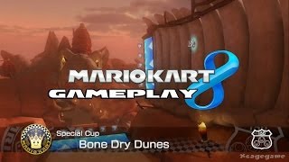 Mario Kart 8  Bone Dry Dunes  Special Cup  Baby Mario Gameplay  HD [upl. by Rastus]