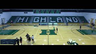 Highland High School vs Archbishop Hoban High School Womens Varsity Volleyball [upl. by Pellegrini]