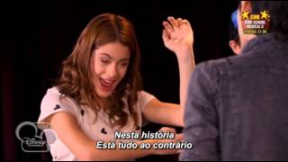 Violetta  Tomás e Violetta cantam quotVoy Por Tiquot Legendado em Português [upl. by Metah]