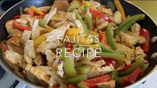 Simple Fajitas Recipe [upl. by Comethuauc359]