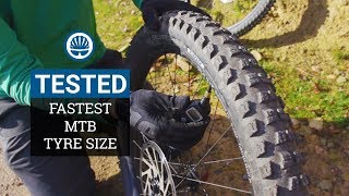 What’s the Fastest Tyre Size for Mountain Biking [upl. by Frasco]