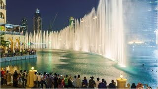 Amazing Dancing Fountain Show in Dubai [upl. by Hanikahs946]