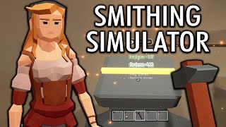 Crafting AWFUL Swords in Forge Simulator [upl. by Fair]