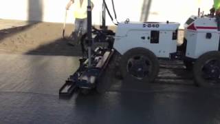 Somero S840 Laser Screed  Allen Concrete amp Masonry [upl. by Anileuqcaj]