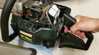 CRAFTSMAN CHAINSAW REBULD  Part 1  Disassembly [upl. by Slavic]