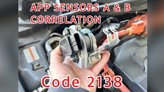 Honda Accord Code P2138 APP Sensors A amp B Correlation  Easy Fix [upl. by Ahsatniuq]