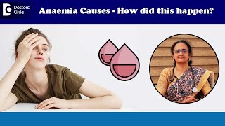 8 Most Common Causes of Anaemia that can be easily prevented Dr Prabha Ramadorai Doctors Circle [upl. by Legin]