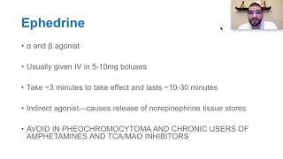 Effectiveness of Phenylephrine and Ephedrine as Cardiac Drugs [upl. by Odnumyar2]