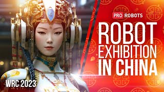 WRC 2023  Chinas largest robot exhibition  Robots and technologies at the exhibition in China [upl. by Samalla]