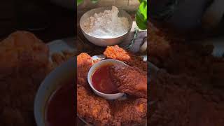 Short vdeo🍓Cook With Me🎞KFC Nashville Hot Chicken Tendies 🤎 recipe will be posted in an hour or so [upl. by Enilram]