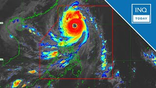 Leon now a super typhoon  INQToday [upl. by Amann792]