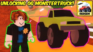 UNLOCKING OG MONSTERTRUCK in Roblox Jailbreak [upl. by Ezri]