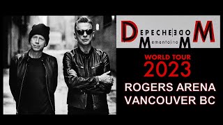 Depeche Mode 2023 Live at Rogers Arena Vancouver BC [upl. by Gridley]