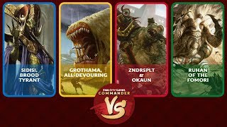 Commander VS S15E3 Sidisi VS Grothama VS Zndrsplt amp Okaun VS Ruhan EDH [upl. by Sivie]