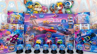 Paw Patrol Toy Collection and Aircraft Carrier HQ Headquarter Unboxing and Review no talking ASMR [upl. by Raddy410]