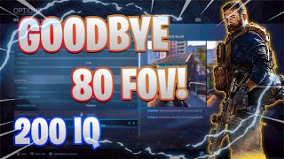 Saying Goodbye to 80 FOV on Warzone Console Possible FOV Caldera Info [upl. by Patt]