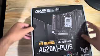 Unboxing placa mãe A620M  Plus  Vale a pena [upl. by Harmaning]