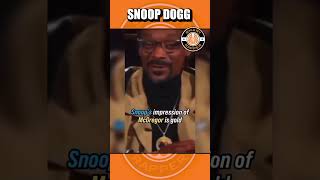 Snoop Dogg Does Connor McGregor Impression 😂😂😂 [upl. by Stephannie787]