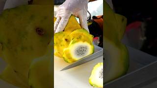 푸딩보다 부드러운 노랑 용과 자르기  Amazing Yellow Dragon Fruit Cutting [upl. by Anilasor136]