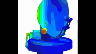 Vibration Mode of a Spacecraft Antenna [upl. by Hervey]