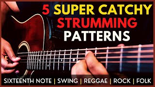 5 GROOVY Strumming Patterns for Acoustic Guitar you MUST KNOW Advanced [upl. by Laflam710]