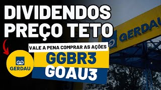 AÇÕES GERDAU VALE A PENA PARA DIVIDENDOS EM 2024 GGBR3 GOAU3 GGBR4 GOAU4  PREÇO TETO BARSI [upl. by Animar964]